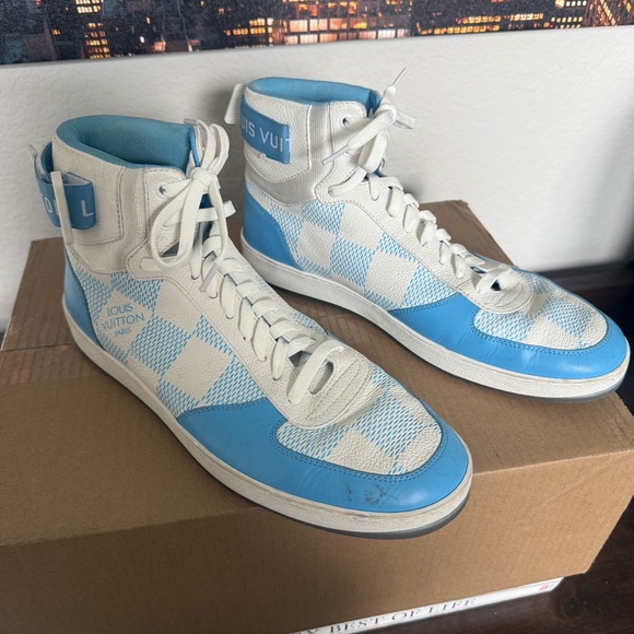 Louis Vuitton Rivoli Ankle Sneakers US 10